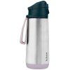 b.box Termoska na pitie šport 500 ml - indigo/ružová