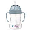 b.box Hrnček so slamkou - modrý 240 ml