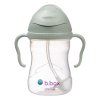 b.box Hrnček so slamkou - zelený 240 ml