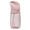 b.box Fľaša na pitie so slamkou Junior 380 ml - blush crush