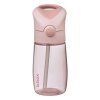 b.box Fľaša na pitie so slamkou Junior 380 ml - blush crush