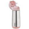 b.box Termoska na pitie so slamkou 500 ml - blush crush