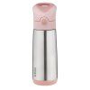 b.box Termoska na pitie so slamkou 500 ml - blush crush