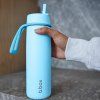 b.box Nerezová termofľaša so slamkou 690 ml - lagoon