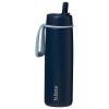 b.box Nerezová termofľaša so slamkou 690 ml - midnight