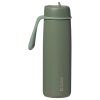 b.box Nerezová termofľaša so slamkou 690 ml - olive