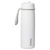 b.box Nerezová termofľaša so slamkou 690 ml - white out