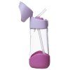 b.box Fľaša na pitie so slamkou 450 ml - sugar plum