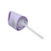 b.box Fľaša na pitie so slamkou 450 ml - sugar plum