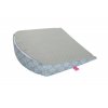 MOTHERHOOD Vankúš klin Blue Boats 30x30x4,5 cm, 0-6m