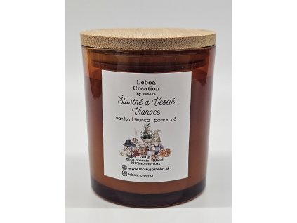 Šťastné a Veselé Vianoce - vanilka/škorica/pomaranč