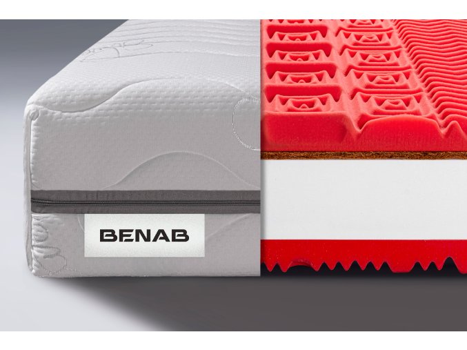 Penovy matrac Benab Zero Hard&Medium 20 Plus detail