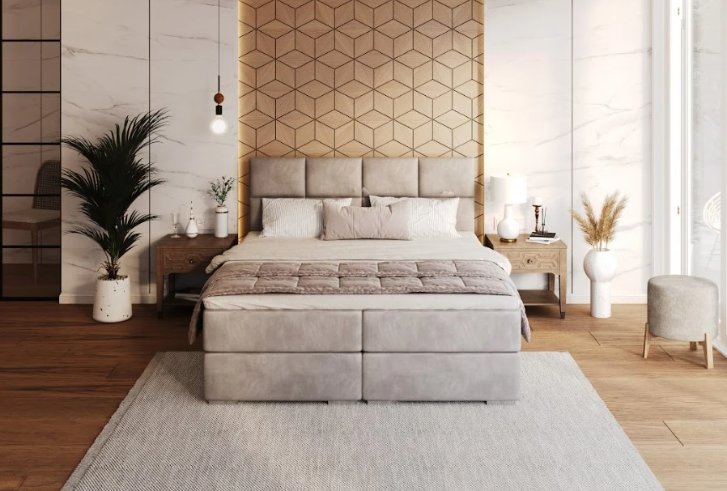 Posteľ boxspring aderito