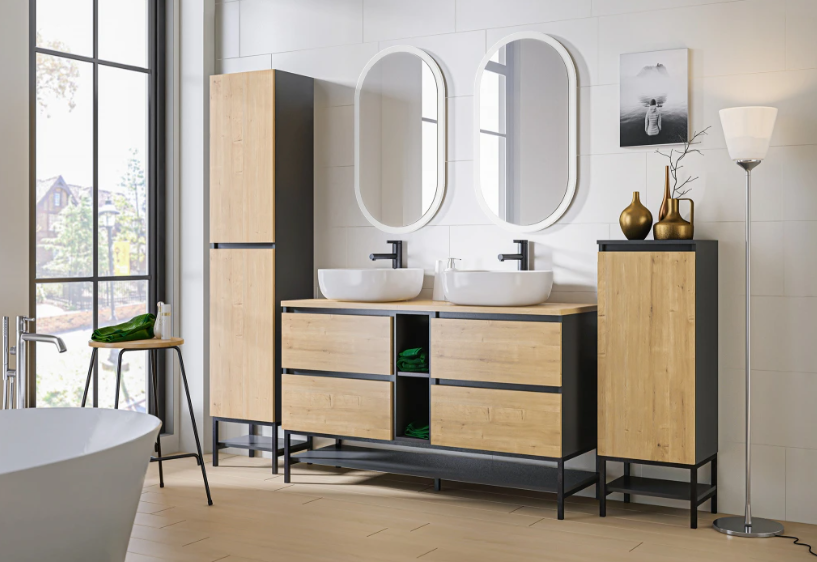 Kúpeľňový komplet MONAKO GREY OAK