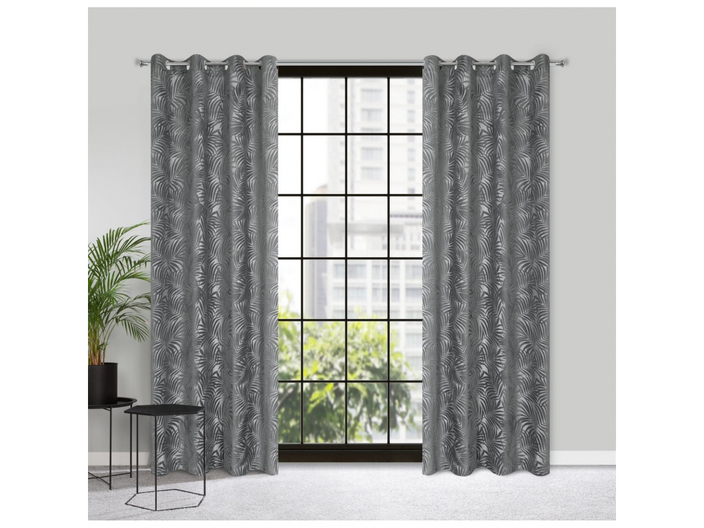 Tieniaci-záves--zaves-livia-v-modernom-prevedeni-sivy-ma-vsite-kruzky-na-zavesenie