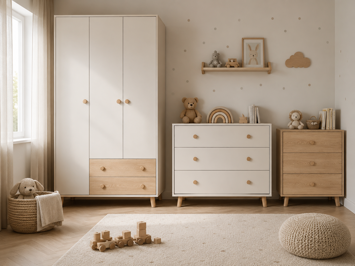 Skrine a komody do detskej izby