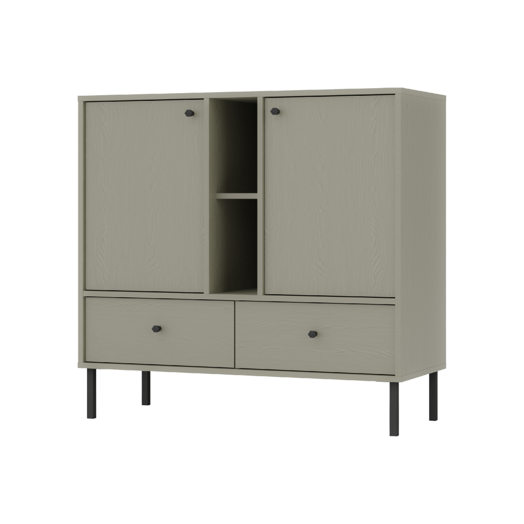 ArtLemp Komoda YEDDO 2 2F2S | eukalyptus