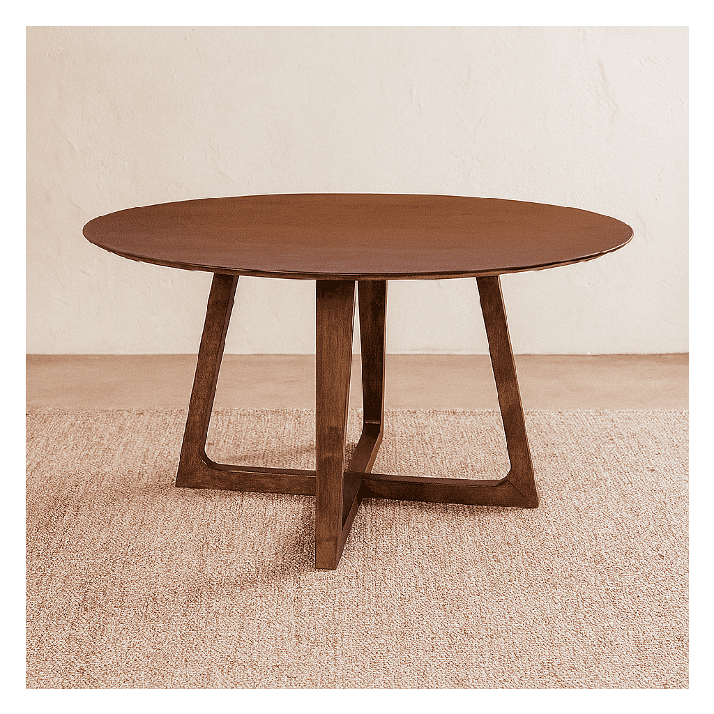Elvisia Jedálenský stôl HELLERUP | orech 137 cm