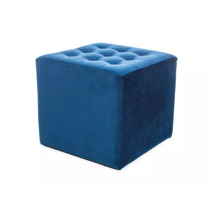 očarujúca taburetka LORI VELVET, v prevedení modrá
