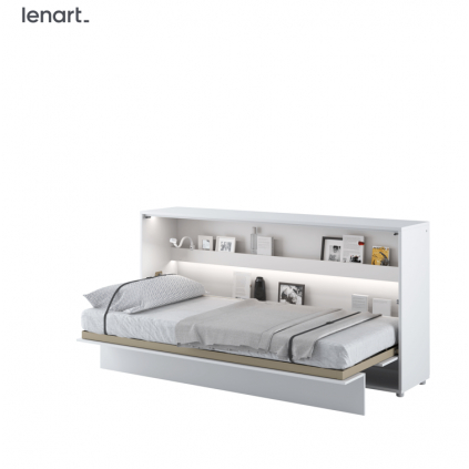 Biela výklopná posteľ BED CONCEPT BC-06 | 90 x 200 cm