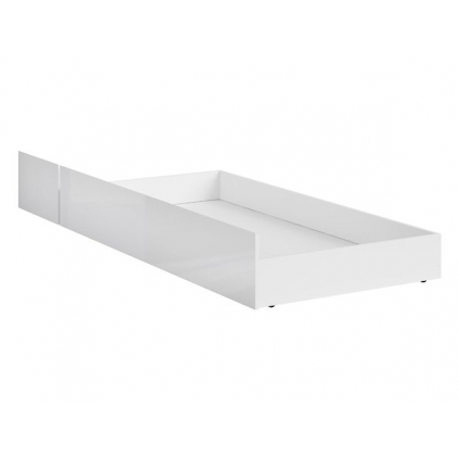 Biela zásuvka pod posteľ HOLTEN, vyrobená z kvalitného a odolného materiálu