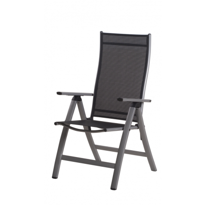 main london chair textilen black s006 silver frame m17