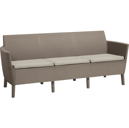 záhradná pohovka SALOMON 3 SEATER SOFA cappuccino