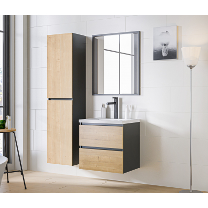 MONAKO TBR CMB 05B2 BATHROOM SET 6 INT001B2B B DIAMANT GREY ANT GL F OAK HEMILTON N TT OAK HEMILTON N L+R GRP CRP 2048PX