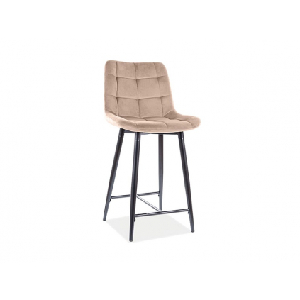 MImoriadna barová stolička CHIC H-1, v krásnom béžovom dizajne