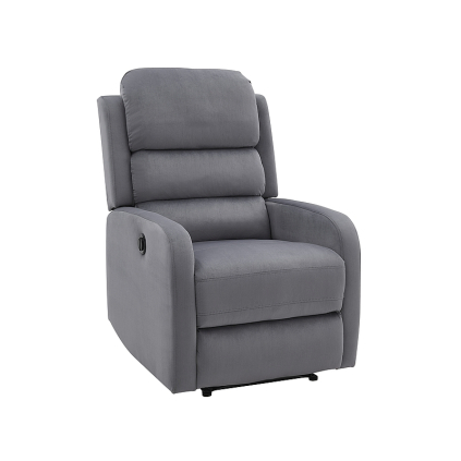 polohovacie kreslo pegaz velvet seda