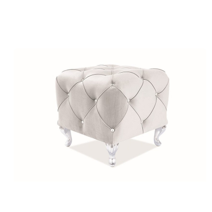 stvorcova taburetka hestia k velvet bluvel 03 siva
