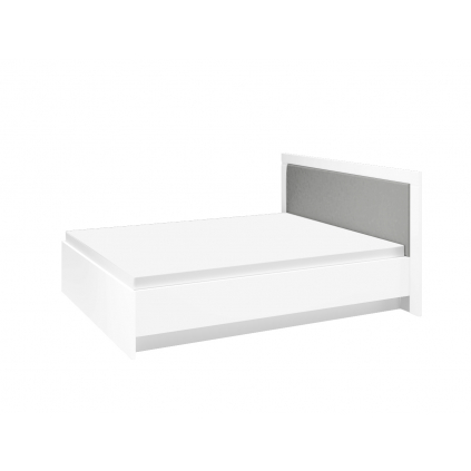 Krásna biela posteľ ALTO 17, v modernom dizajne a nadčasovom vzhľade