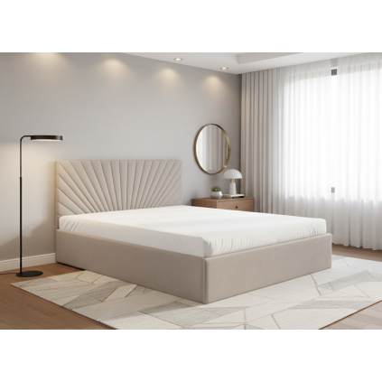 moderna calunena manzelska postel lucy04 trinity so zaujímavym calunenim v spalni