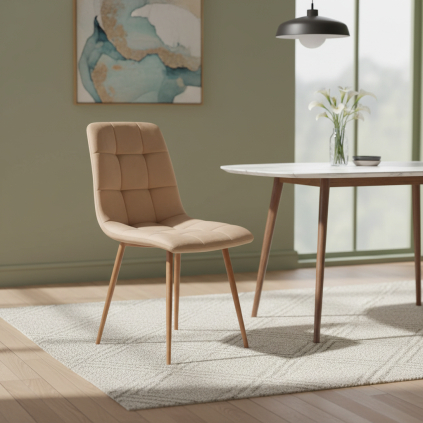 pekna-jedalenska-stolicka-mila-d-velvet-bezova