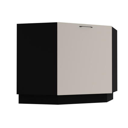 Kuchynská spodná skrinka BONN D12R 90 BLACK CASHMERE