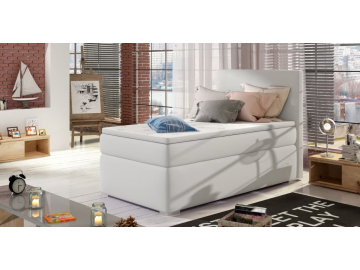 Čalúnená jednolôžková posteľ ROCCO | pravá 90 x 200 cm