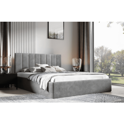 čalúnená posteľ lucy 02 rozmer 140 x 200 cm látka trinity 15