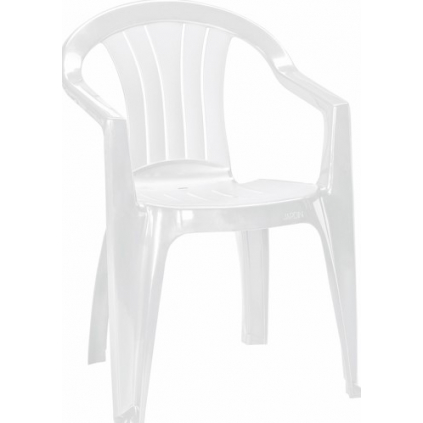 cilia záhradná stolička biela
