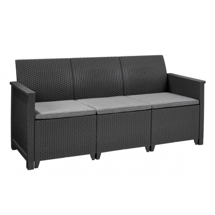 moderná pohovka ALODIA seater sofa 3 grafit