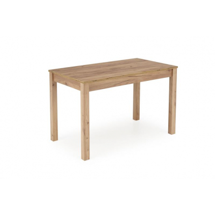 Pekný jedálenský stôl KSEWARY, v nadčasovom prevedení dub craft