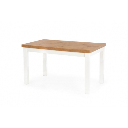 Krásny jedálenský stôl TAGO, v modernom prevedení biela dub lancelot