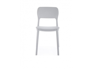 mil záhradná stolička sivá