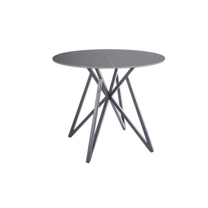 murano jedálenský stôl sivý čierny 90 cm