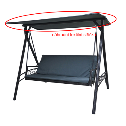 strieška pre hojdačku RATTAN