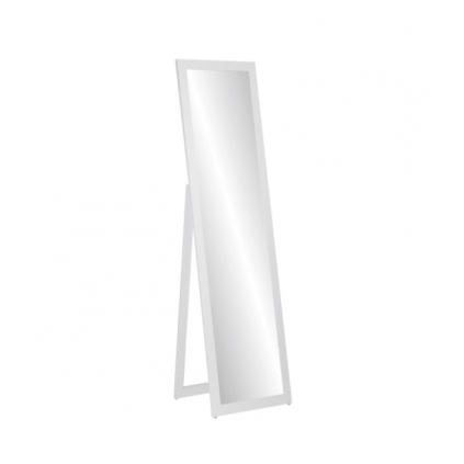 stojaté zrkadlo STELA 50 x 170 cm biele vysoké