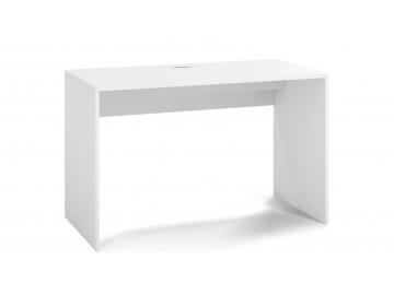 jednoduchý písací stôl NEVY biely 120