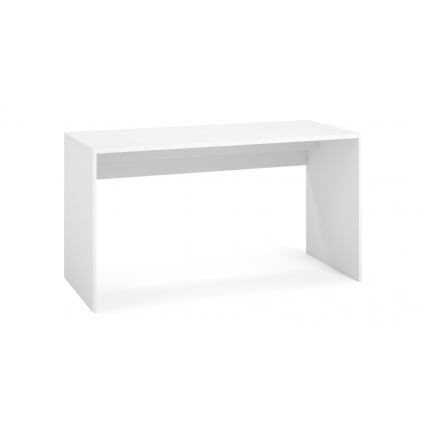 jednoduchý písací stôl NEVY biely 140