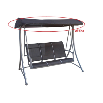 Strieška na hojdačku HOLLYWOOD je vyrobená zo 100% polyesteru