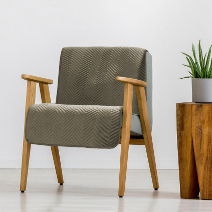 Prikrývka na posteľ SOFIA | hnedá 70 x 160 cm