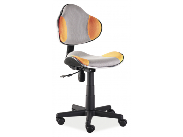 Úžasná detská stolička Q-G2, v modernom prevedení sivá / oranžová